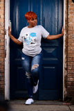 The Heather Gray Jackie tee
